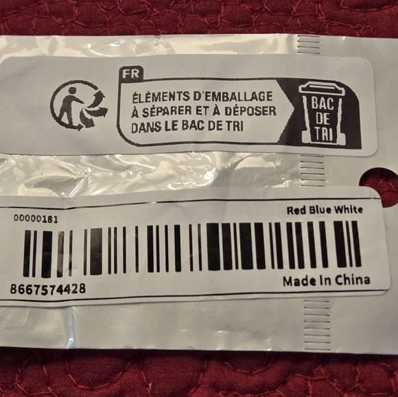 Drop Earrings 14k Gold Plated Butterfly Flag Pattern Design Patriotic Jewelry - Picture 5 of 5